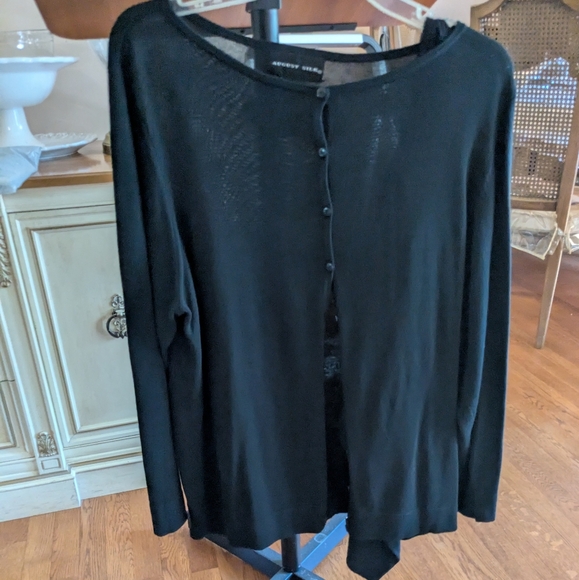 August Silk Plus Size Black Sweater Set - Picture 9 of 15